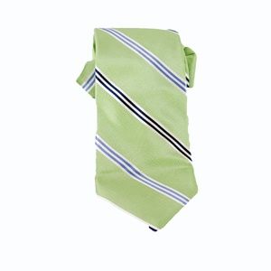 Nautica Necktie Light Green Striped 59" x 3.5